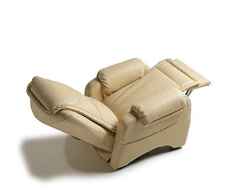 fauteuil relax design cuir creme design qualite 2