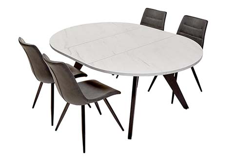 table ovale designalle a manger bois