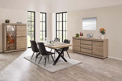Salle a manger complete dressoir court