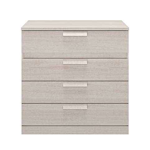 commode 4 tiroirs bois gris clair cyrus 1