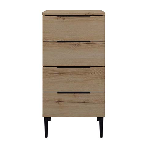 commode haute 4 tiroirs bois lucian 1