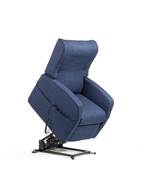 fauteuil relax lift tissu bleu moderne qualite 3