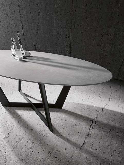 table ovale design chateau prayon