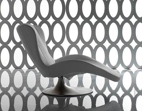 fauteuil relaxation design cuir blanc design qualite 1