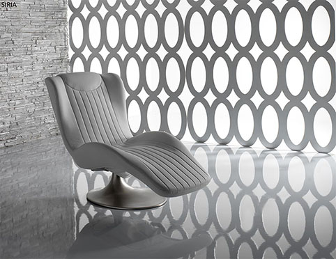 fauteuil relaxation design cuir blanc design qualite 2