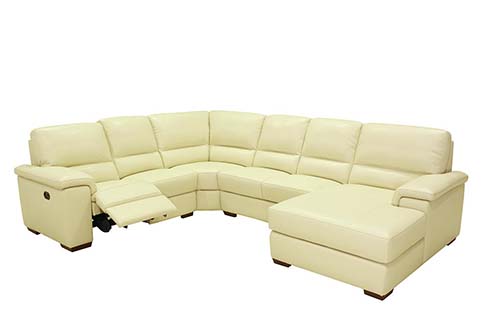 canape angle creme cuir relax 1