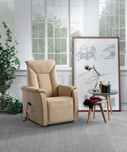 Fauteuil relax cuir