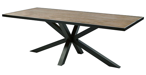 table pied en croix