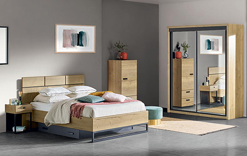 chambre a coucher design bois 3