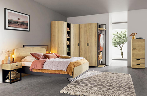 chambre a coucher design bois