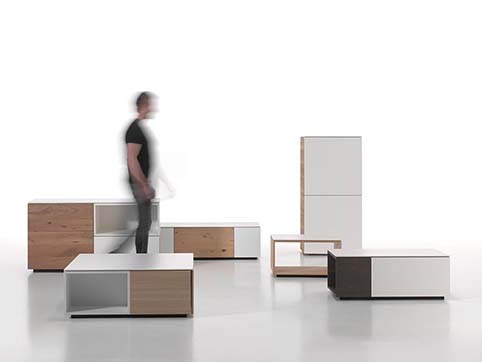 Meubles salon design divers bois