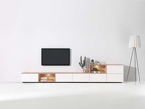 Meubles tv blanc salon design