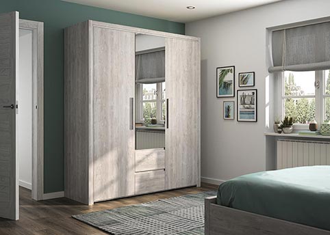 garde robe armoire chambre a coucher adulte ABBY 03