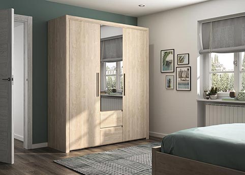 garde robe armoire chambre a coucher adulte ABBY 06