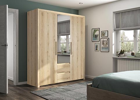 garde robe armoire chambre a coucher adulte ABBY 07