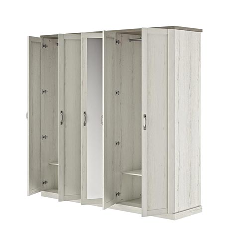 garde robe armoire chambre a coucher adulte CHAMONIX 05