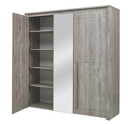 garde robe armoire chambre a coucher adulte EDEN 02