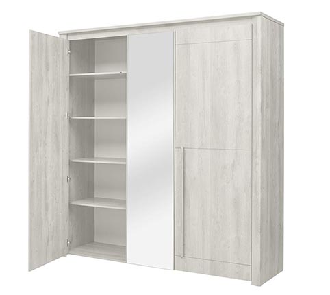 garde robe armoire chambre a coucher adulte EDEN 10