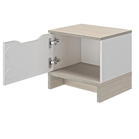 table de nuit chambre a coucher adulte GRAY 02