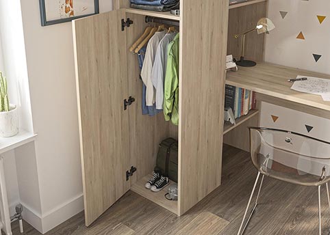 garde robe armoire chambre a coucher jeune enfant ETHAN 02