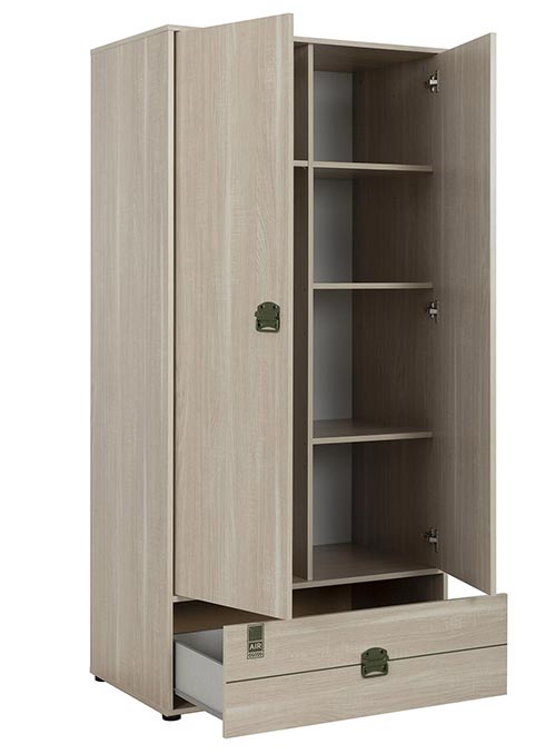 garde robe armoire chambre a coucher jeune enfant INDIANA 03