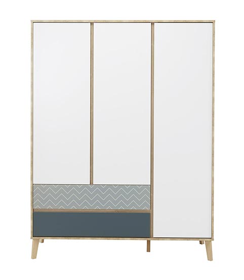 garde robe armoire chambre a coucher jeune enfant LARVIK 01