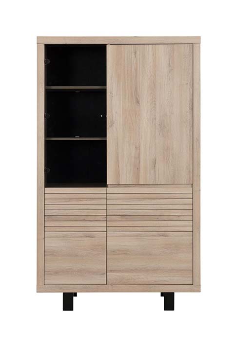 vitrine colonne dressoir de salon CLAY 01