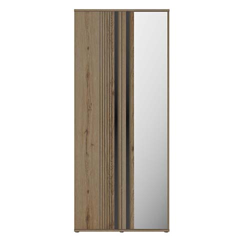 armoire penderie 2 portes miroir enzo 4