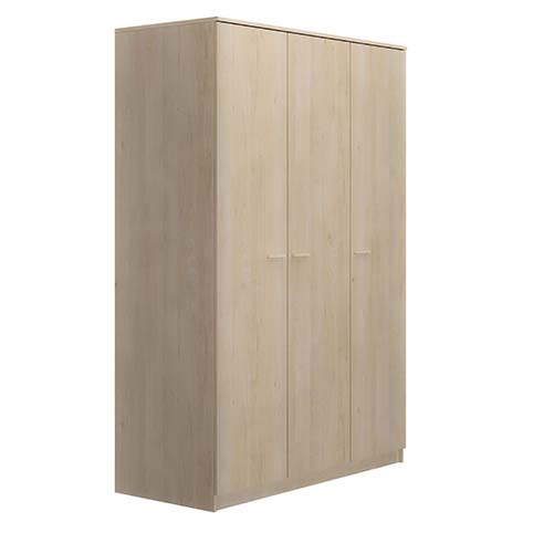 armoire penderie 3 portes rangements bois tulle chene 1