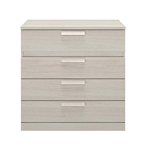 commode 4 tiroirs bois gris clair cyrus 1