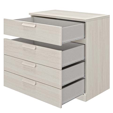 commode 4 tiroirs bois gris clair cyrus 2