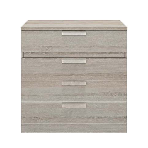 commode 4 tiroirs bois gris cyrus 1