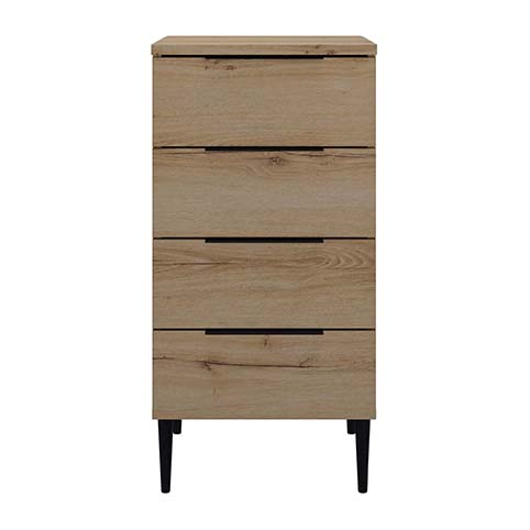 commode haute 4 tiroirs bois lucian 1