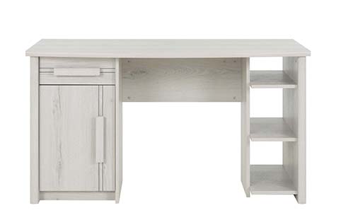 bureau enfant tiroir rangements bois blanc gris ceruse montana 1