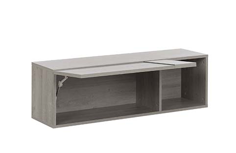 caisson hauteur rangement bois gris boston 3