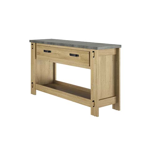 console tiroir bois gris broceliande 2