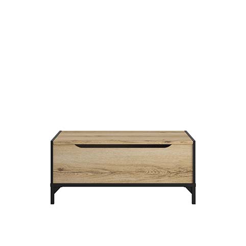 table basse ouverture rangement bois clair noir esteban 1