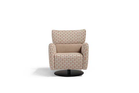 fauteuil tissu moderne beige clair