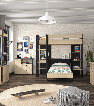 Chambres à coucher jeunes